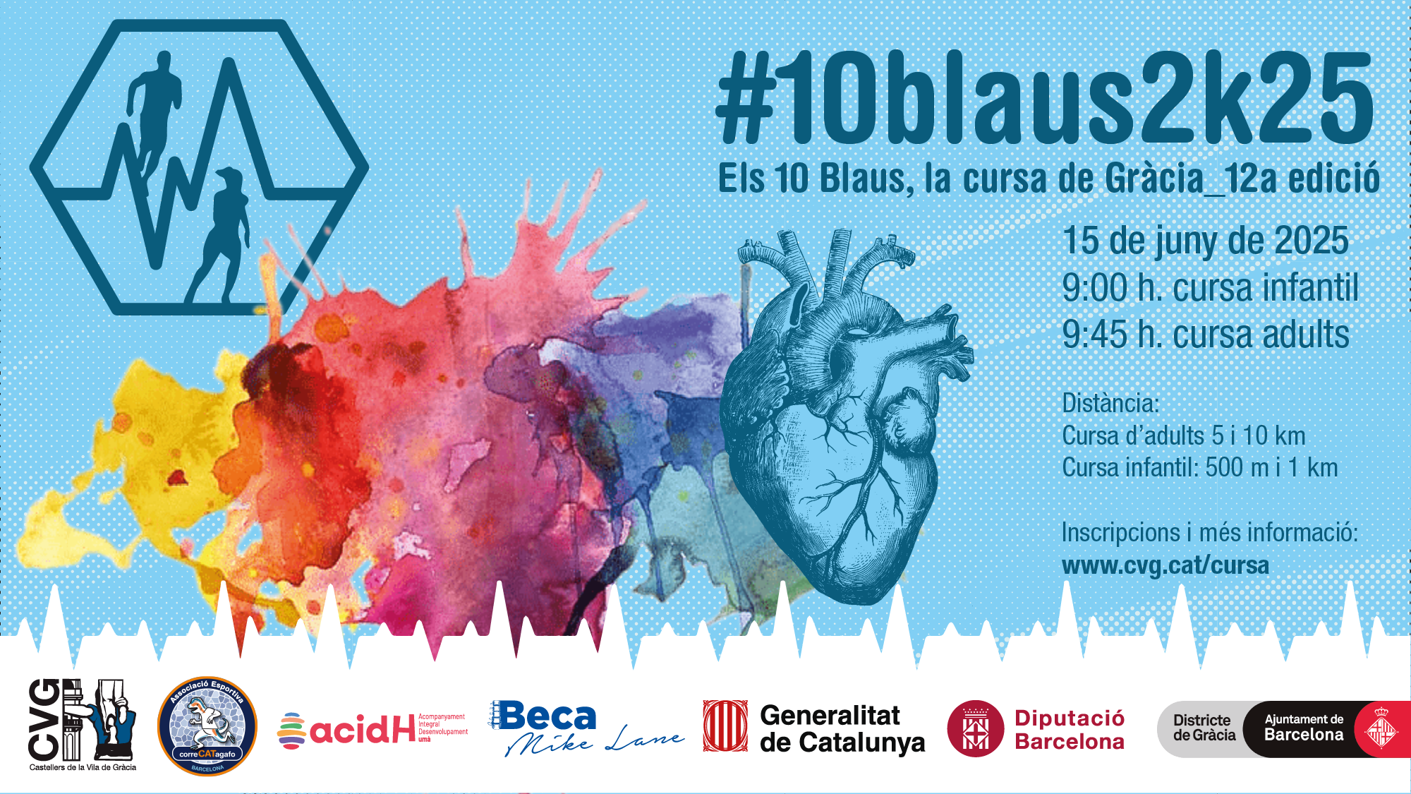 Cursa "Els 10 Blaus. La cursa de Gràcia"