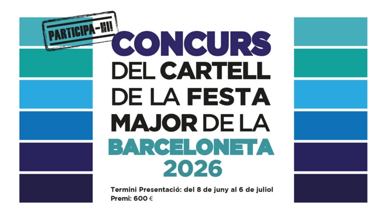 Concurs del cartell de la Festa Major de la Barceloneta 2026
