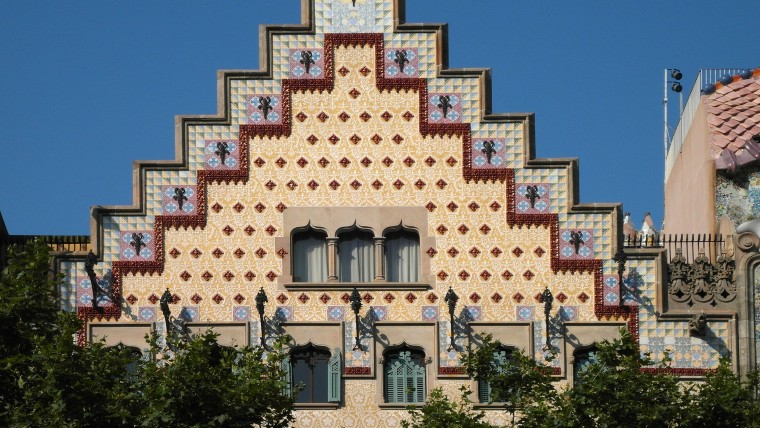 Cuelga bolsos modernista Casa Amatller Barcelona