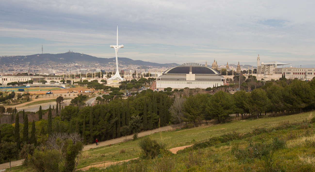 Caminata en Montjuïc