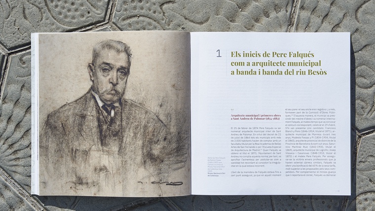 Capítol sobre els inicis de Pere Falqués com a arquitecte. Llibre sobre les rajoles del passeig de Gràcia.