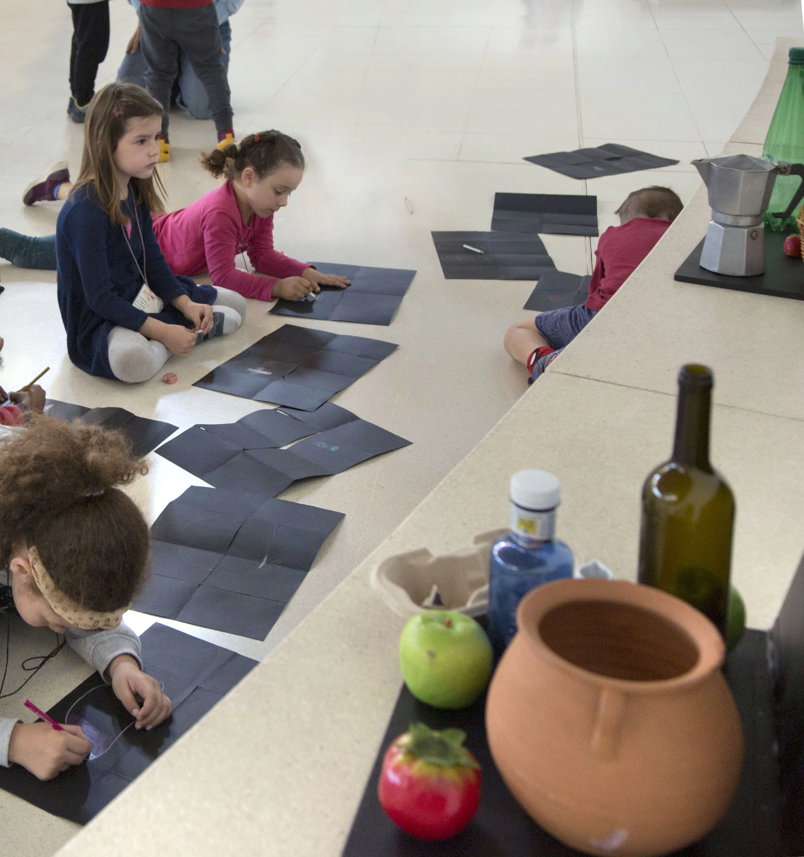 Visita dibuixada 'Art al rebost'