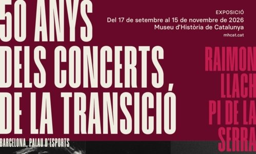 Exposició '50 anys dels Concerts de la Transició. Barcelona, Palau d’Esports'