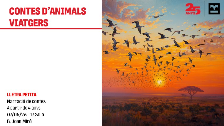 Narració "Contes d'animals viatgers: petites històries de migracions", a càrrec de Susagna Navó