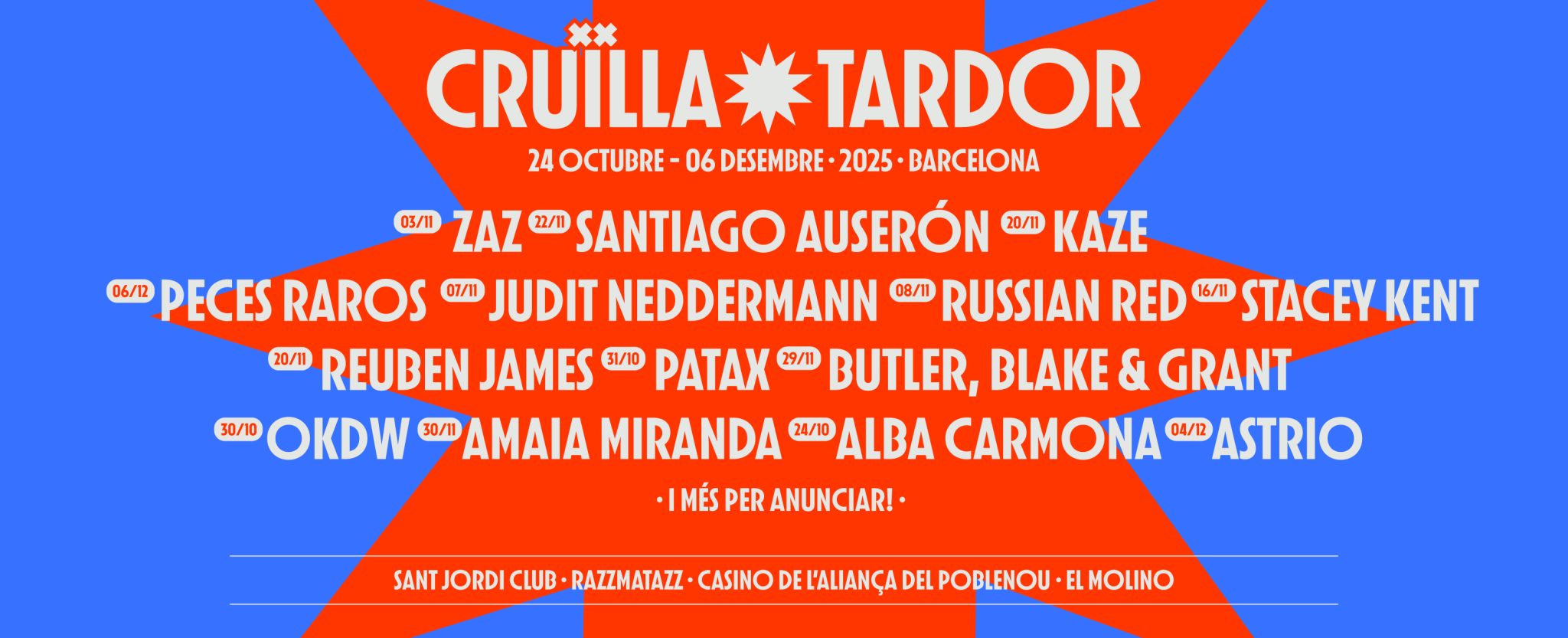 Festival "Cruïlla de Tardor 2025"