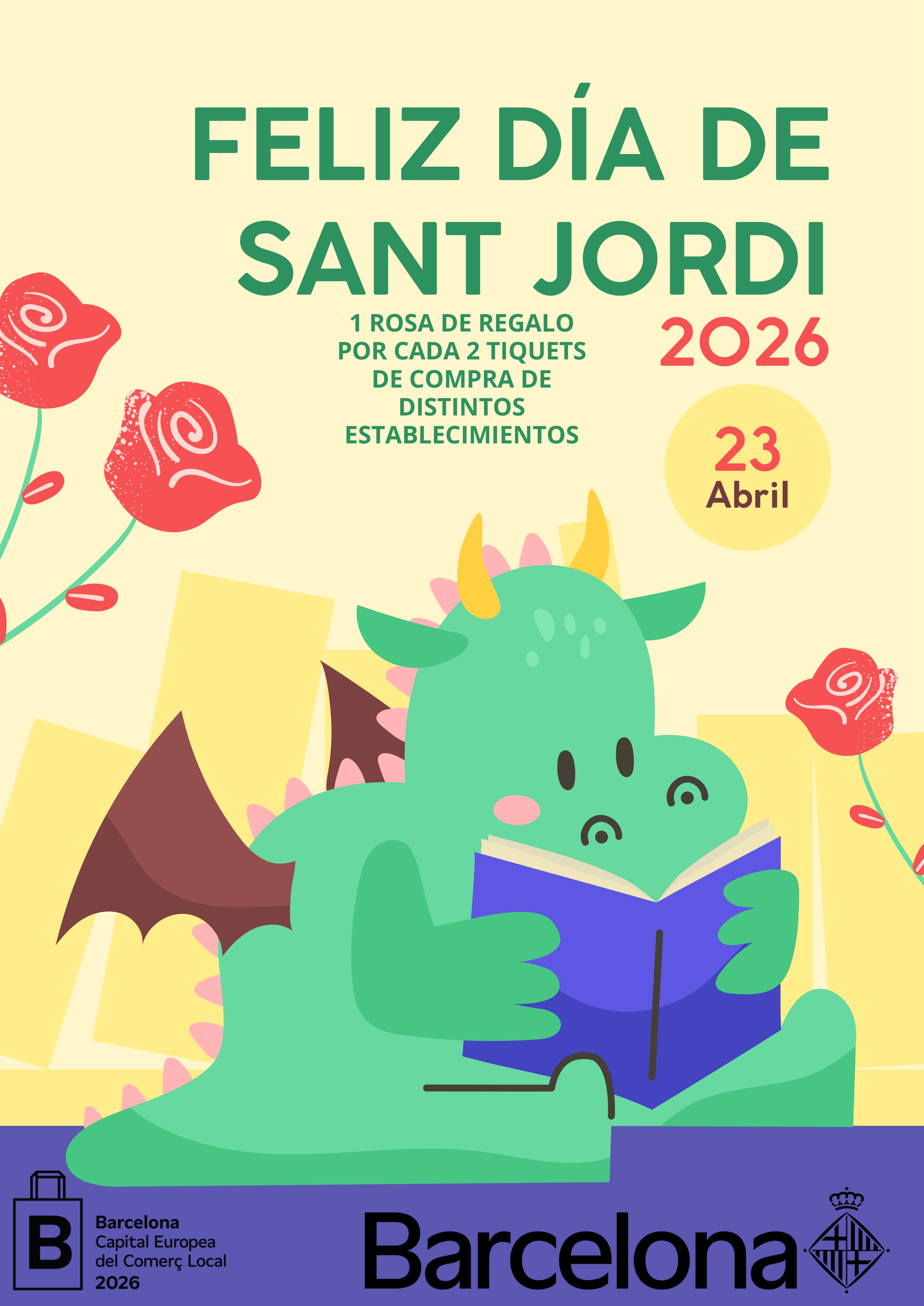 Sant Jordi al Mercat de Bon Pastor