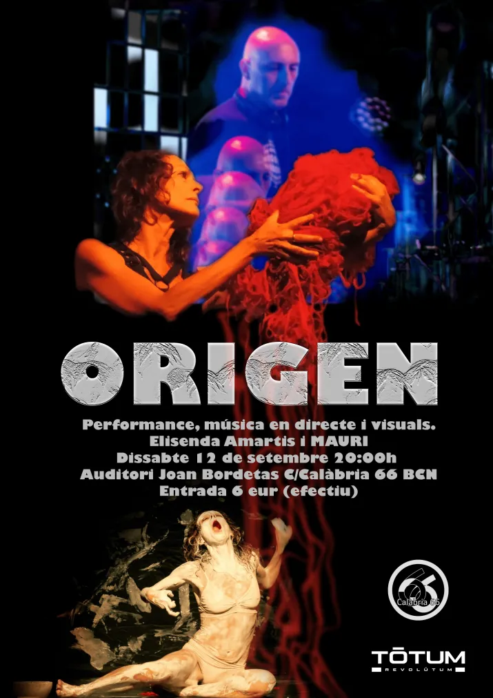 Espectacle "Origen", d'Elisenda Amartis i MAURI