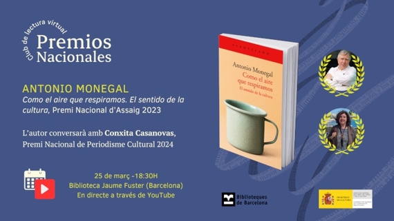 Conversa amb Antonio Monegal,  Premi Nacional d’Assaig 2023