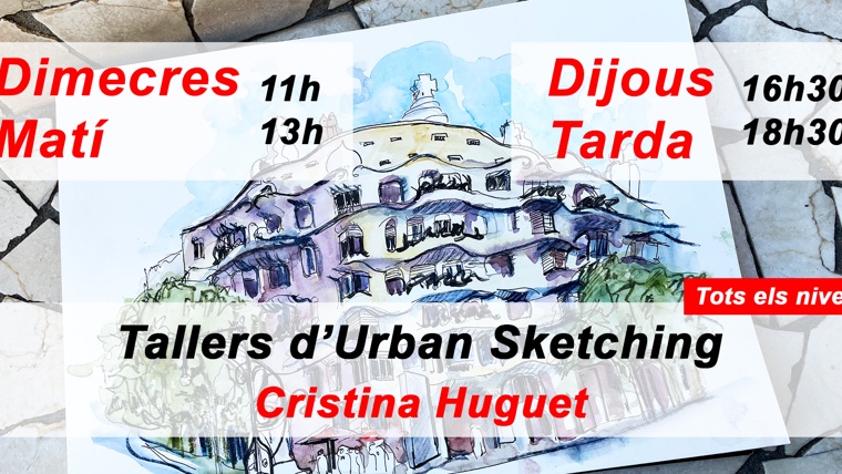 Image for Urban Sketching Workshops 'Discover Gràcia by Drawing' at Associació Espai Random