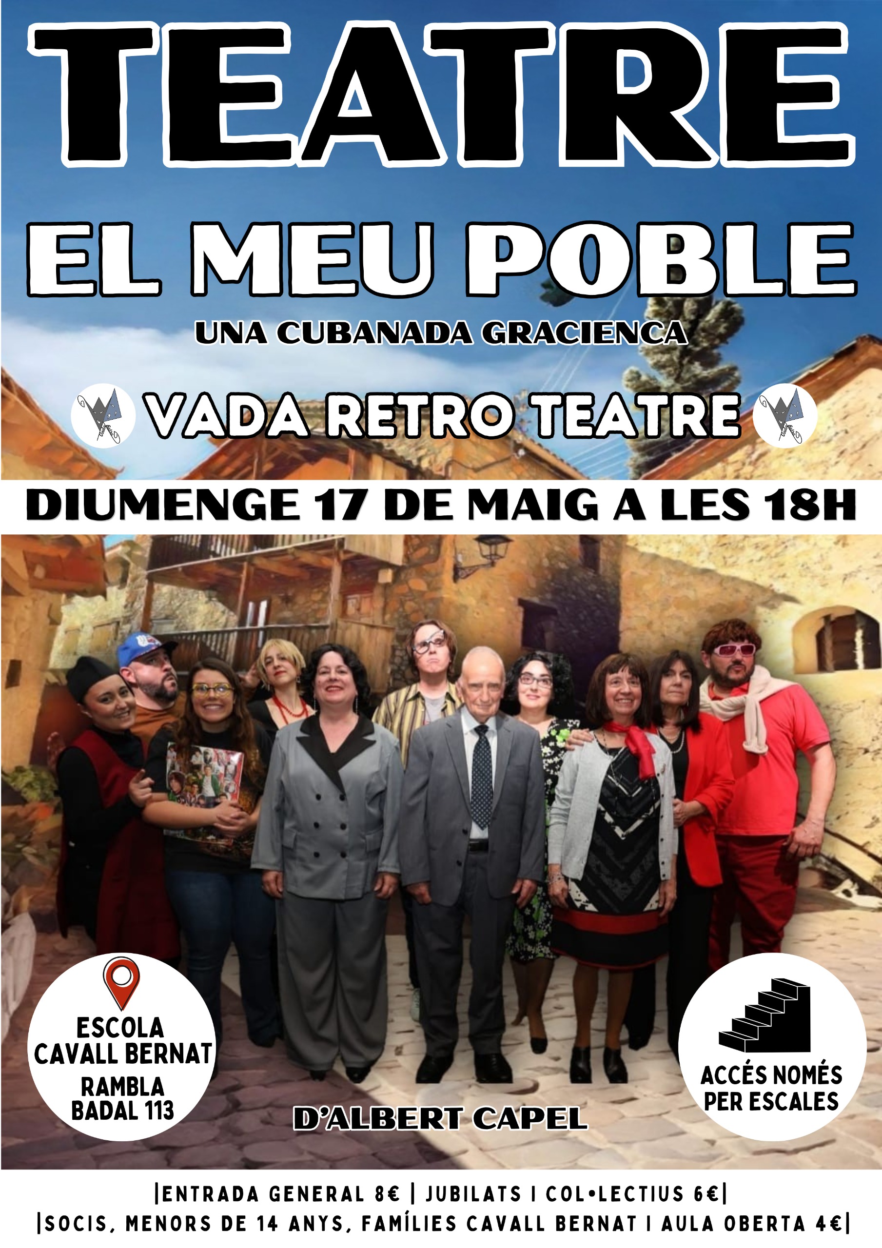 Teatre 'El meu poble', a càrrec de Vada Retro Teatre