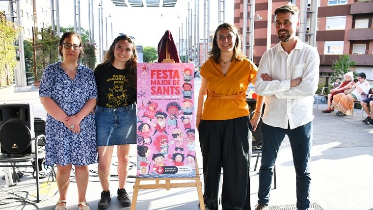 Presentació del cartell de la Festa Major de Sants