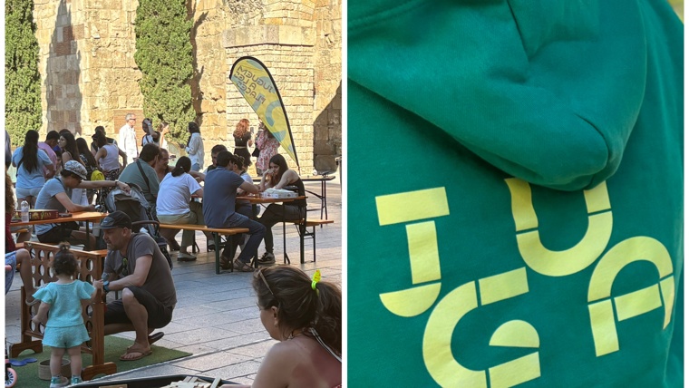 Imagen de 'Juguem a les places' a la Plaça Nova (Catedral) en Plaça Nova 1.