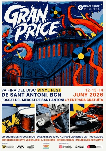 7a fira del disc de Sant Antoni: 'Gran Price Vinyl Fest'
