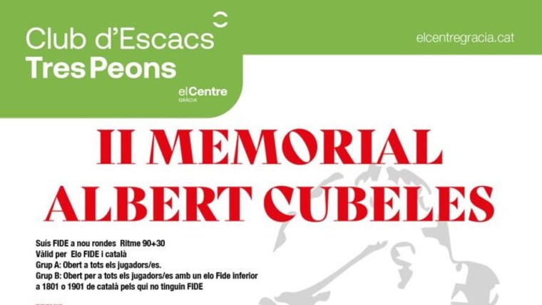 Imagen de II Obert Memorial Albert Cubeles en Carrer de Ros de Olano 9.
