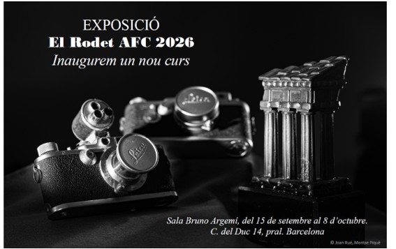 Exposició fotogràfica "El rodet de l'AFC 2026"