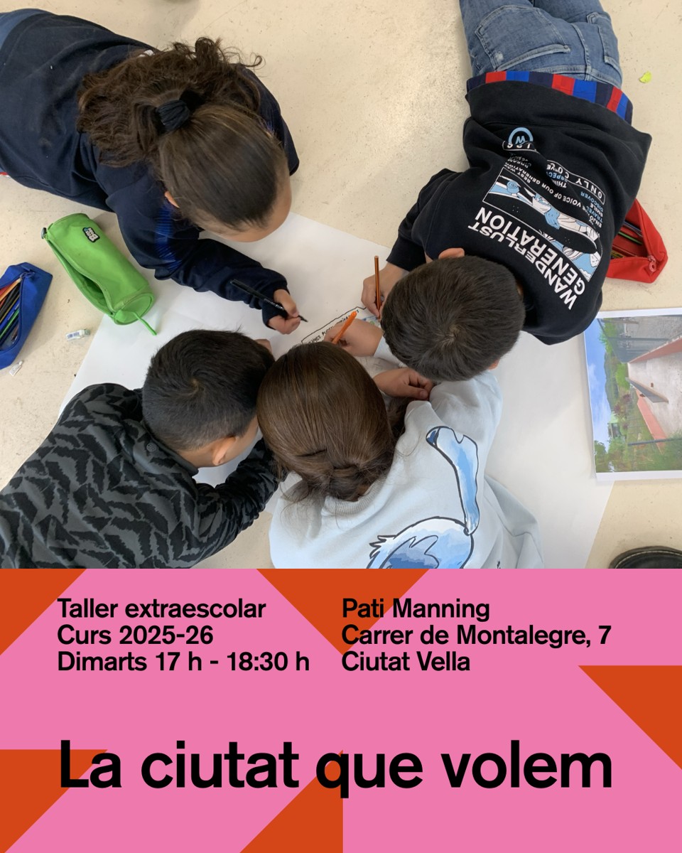 Taller infantil 'La ciutat que volem' a Ciutat Vella
