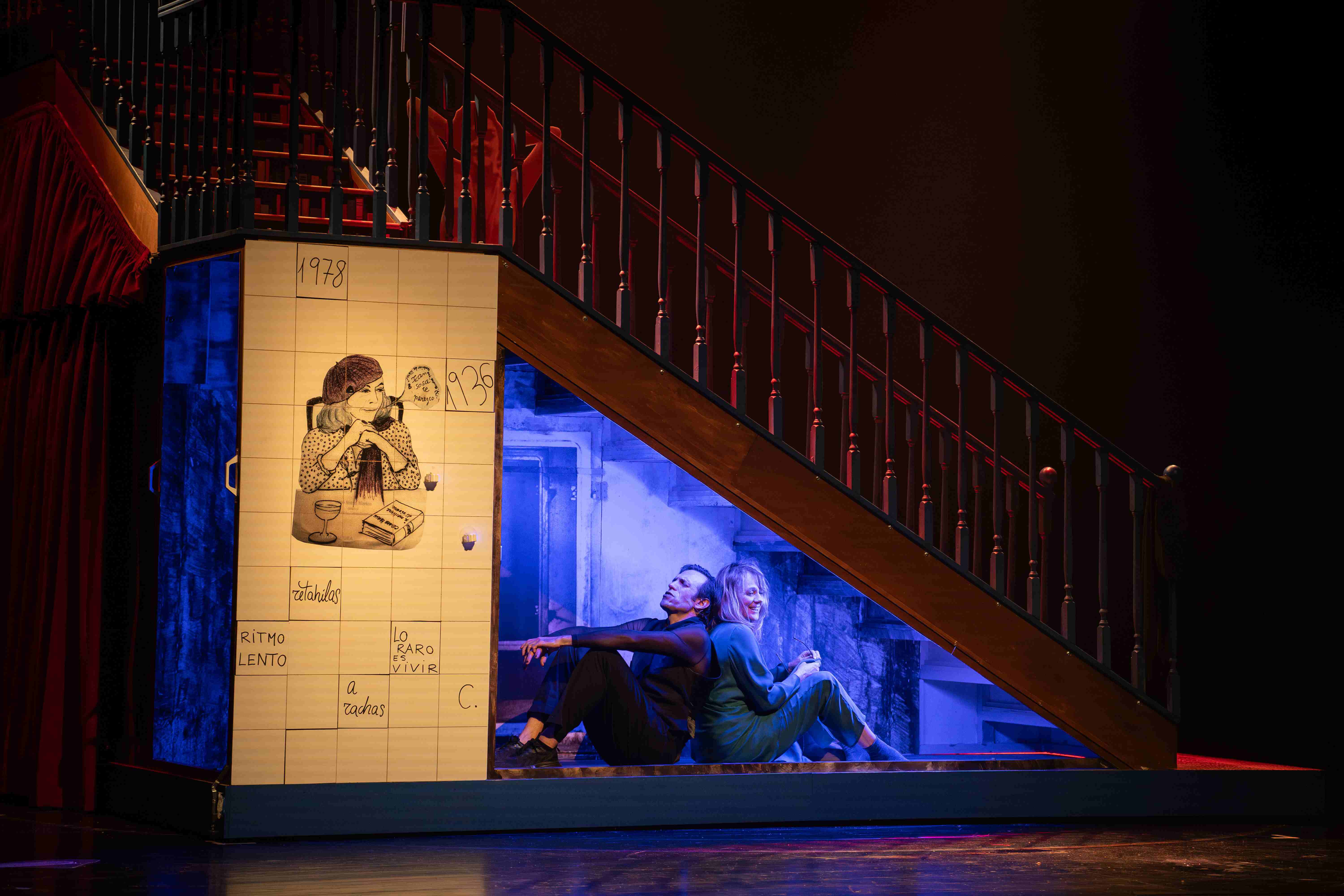 Espectacle "El cuarto de atrás", a càrrec de Carmen Martín Gaite / María Folguera