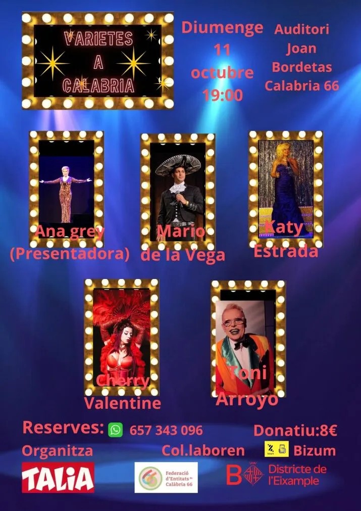 "Varietes a Calabria" show, by the Talia Olympia Pro Teatre Association