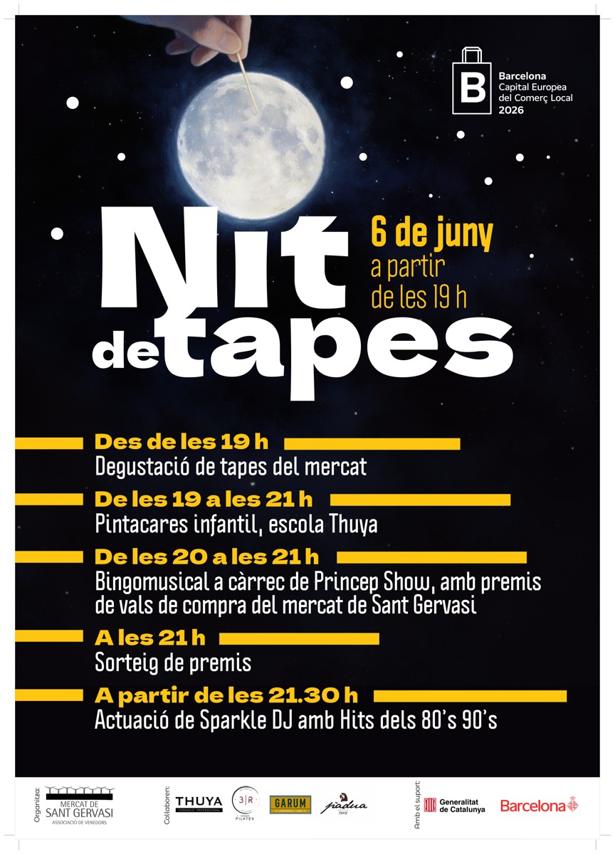 Nit de tapes al Mercat de Sant Gervasi