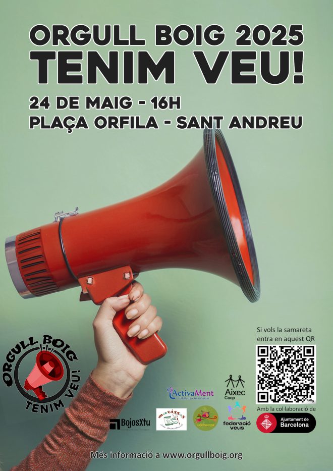 8a edició de la Jornada 'Orgull Boig' sota el lema 'Tenim Veu'