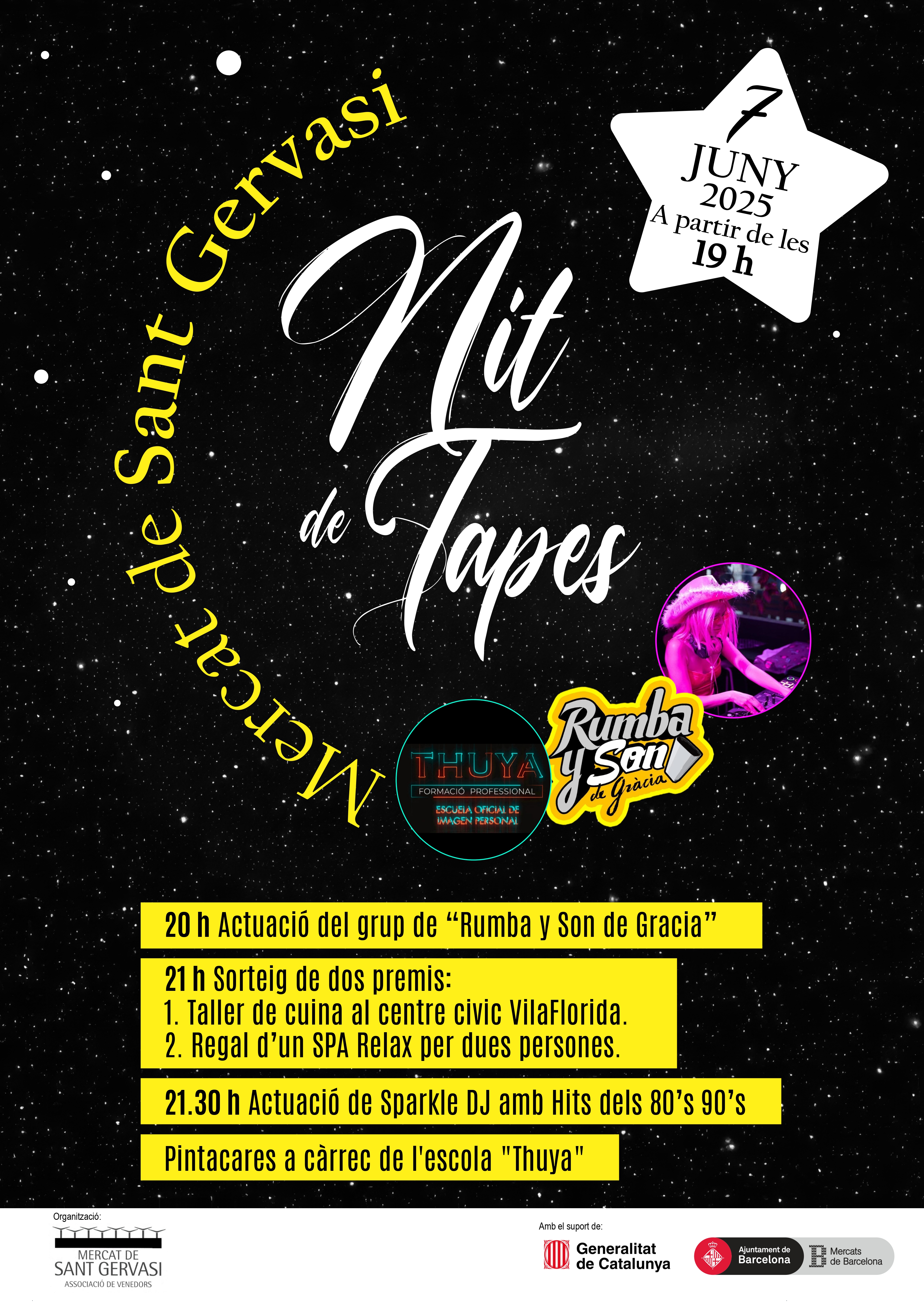 Nit de tapes al Mercat de Sant Gervasi