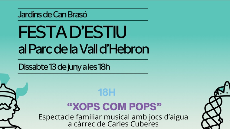 Festa d'estiu al parc de la Vall d'Hebron