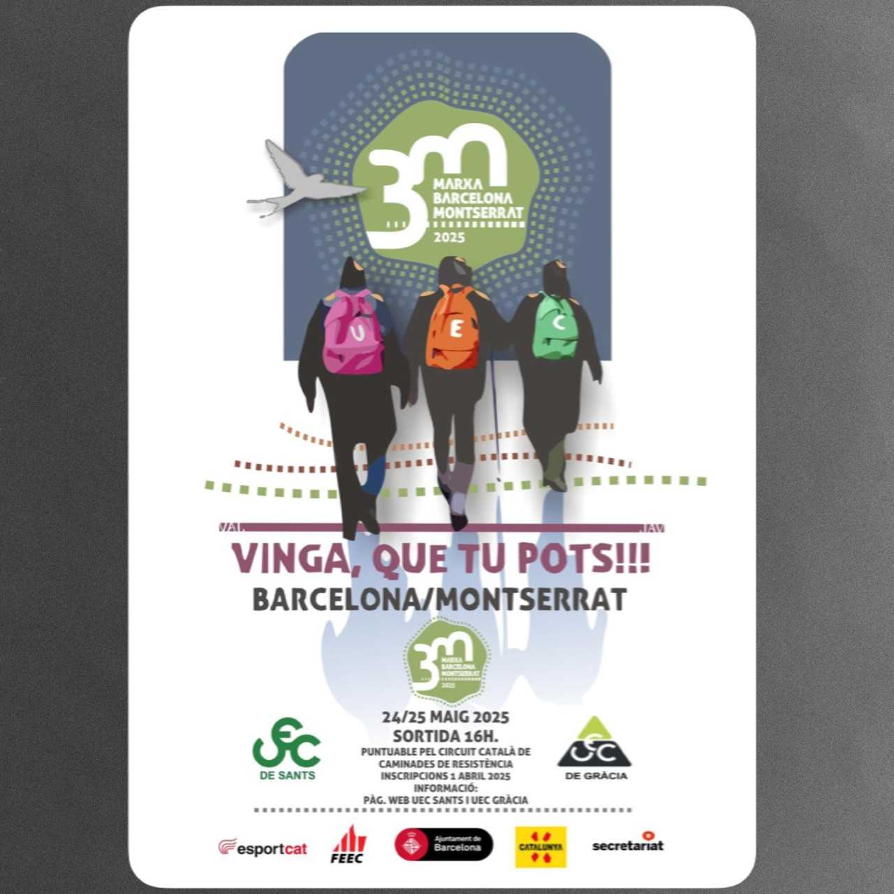 XIV Caminada Popular Sants - Montserrat