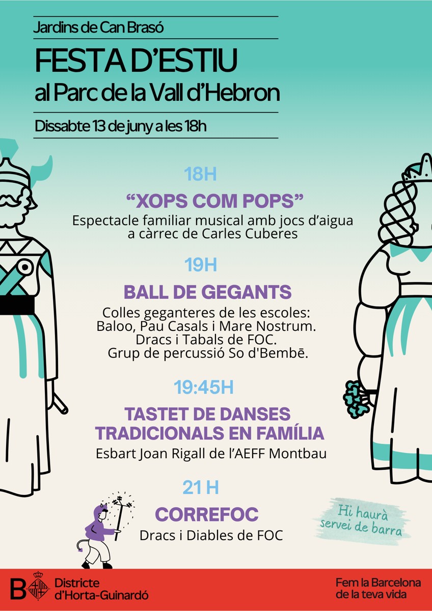 Festa d'estiu al Parc de la Vall d'Hebron