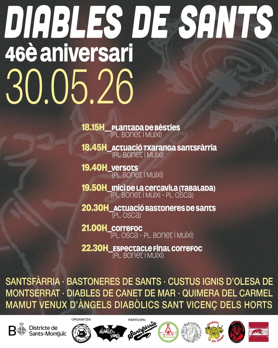 46è aniversari dels Diables de Sants