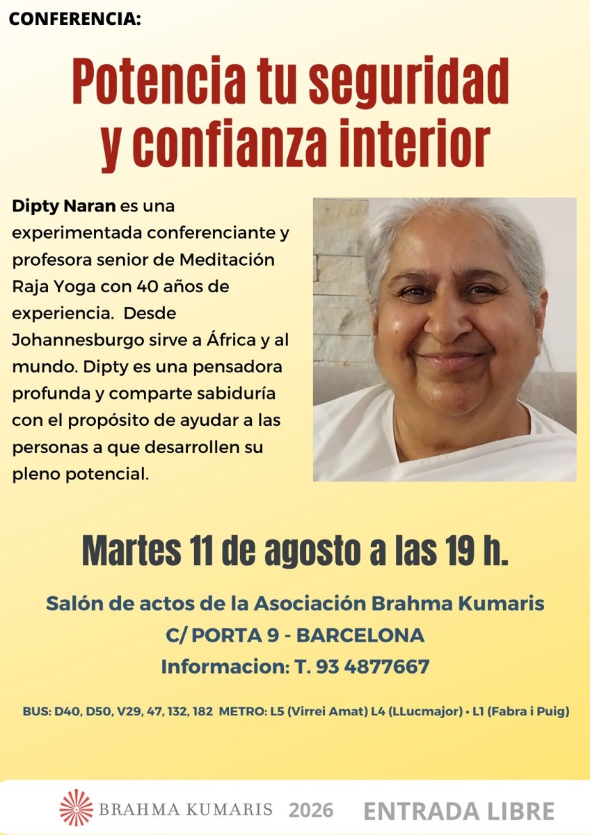 Conferencia "Potencia tu seguridad y confianza interior"