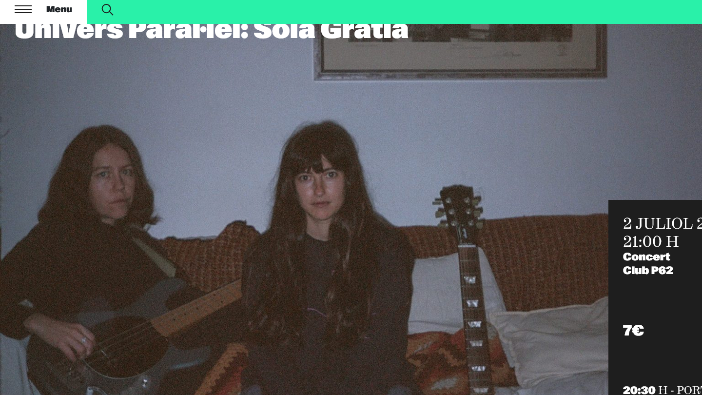 Concert "Univers Paral·lel: Sola Gratia"