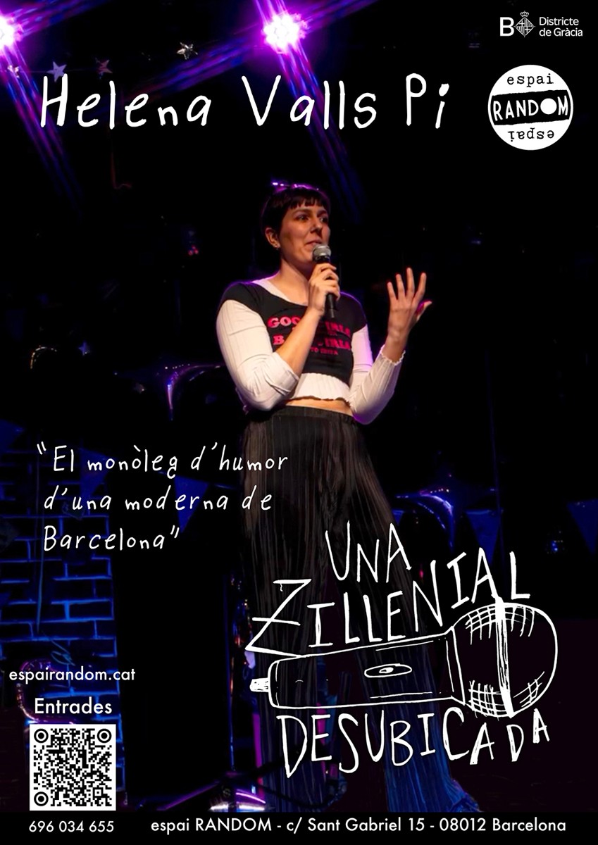 Espectacle d'humor "Una Zillenial Desubicada", a càrrec de Helena Valls Pi