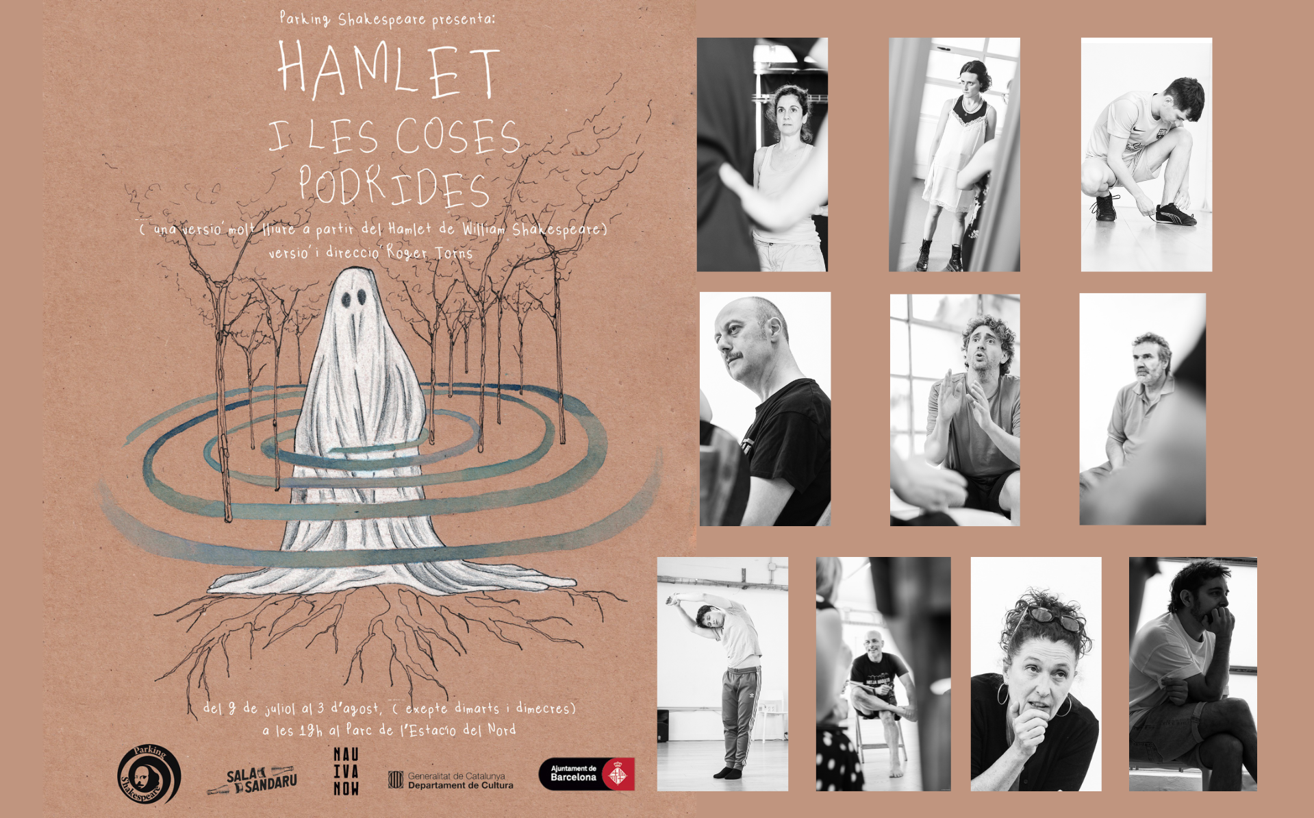 Espectacle "Hamlet i les coses podrides", a càrrec de Parking Shakespeare