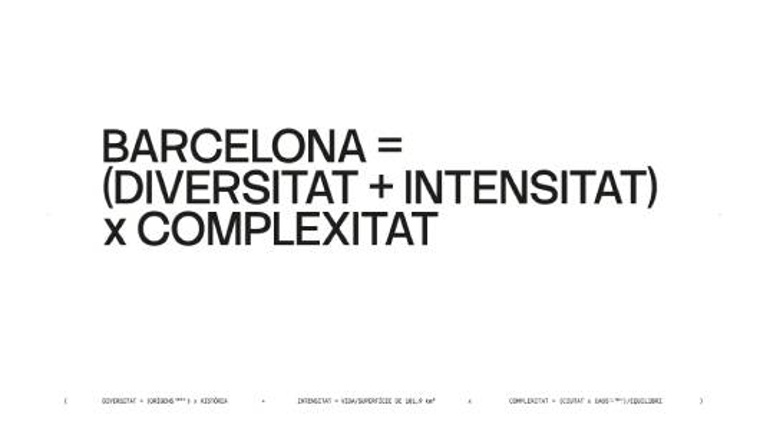 Image for Exhibition 'Barcelona = (Diversity + Intensity) x Complexity' at Casa de l’Arquitectura de Barcelona - Antiga Seu Editorial Gustavo Gili