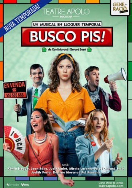 "Busco pis" theater, by Xavi Morató