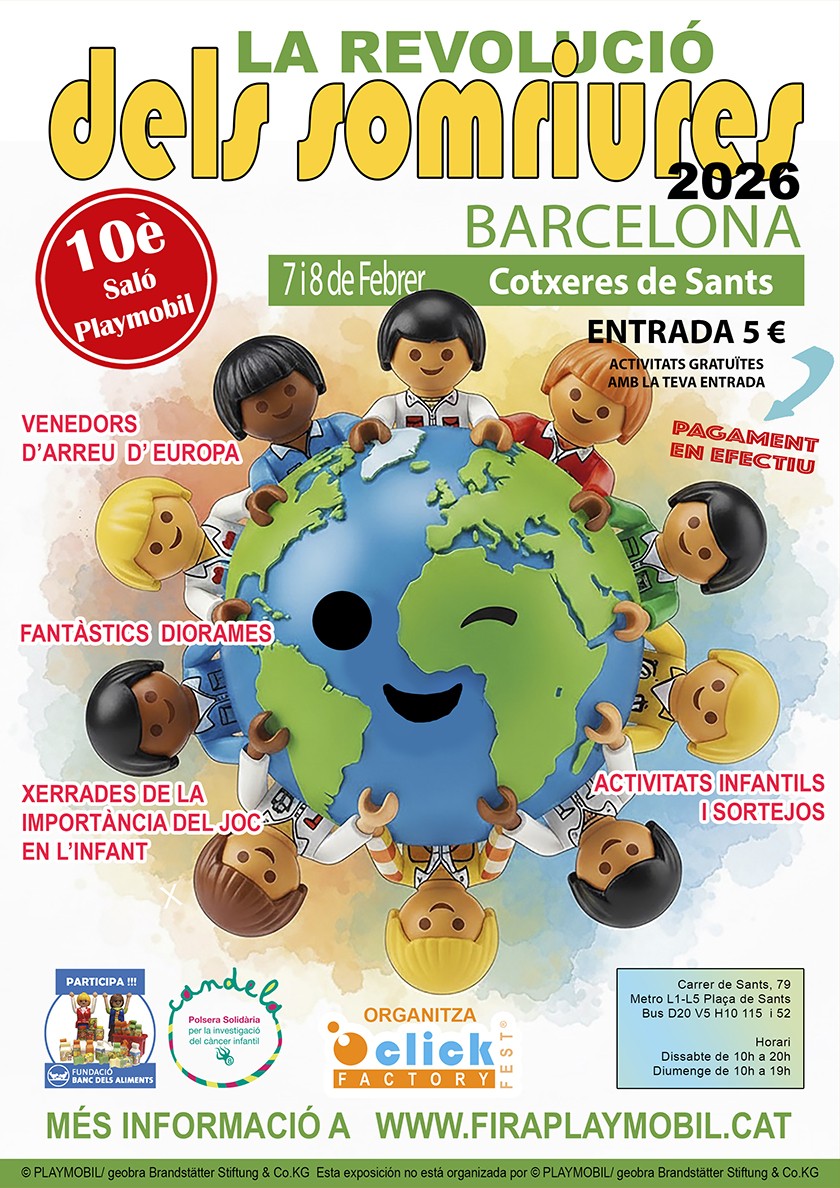 10è Saló lúdic i de col·lecionisme Playmobil Barcelona 2026