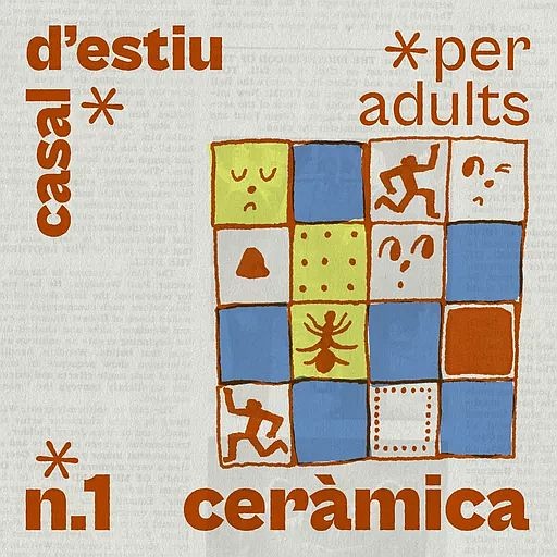 Casal d'estiu de ceràmica 'Fem un mural col·lectiu!', a càrrec de Maria Roy