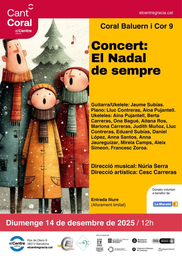 Concert "El Nadal de sempre. Coral Baluern i Cor 9"
