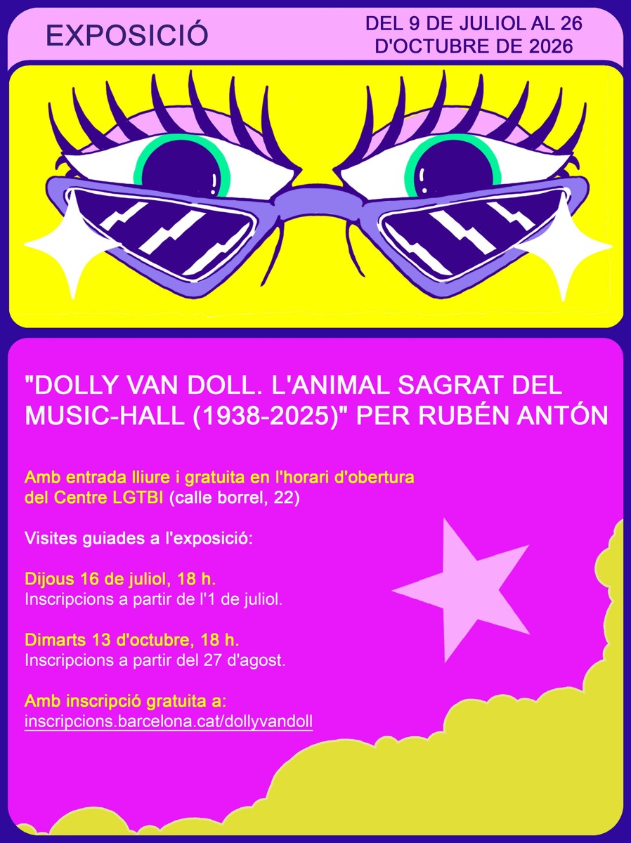 Guided tour of the exhibition "Dolly Van Doll. The sacred animal of music hall", by Rubén Antón
