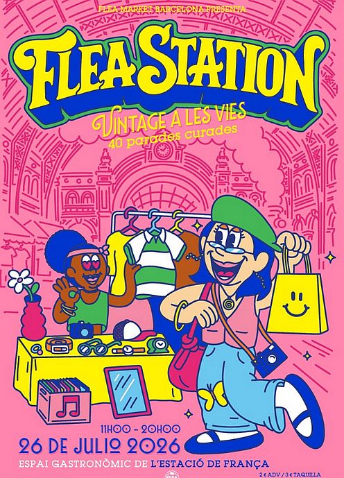 Mercat "Flea Station. Vintage a les vies"