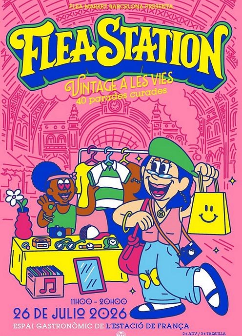 Mercat "Flea Station. Vintage a les vies"