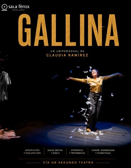 Show "Gallina", by and with Claudia Ramírez