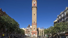 Torre del rellotge de la Plaça Vila de Gràcia