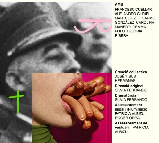 Teatre "Los blancos regalan sandwicheras y chorizos"
