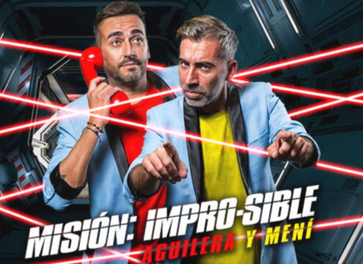 Espectacle "Misión: Impro-Sible", amb Aguilera i Meni