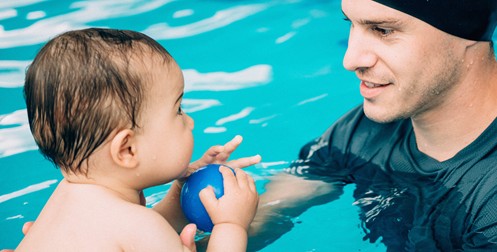 Curs de piscina amb nadons a partir de 6 mesos