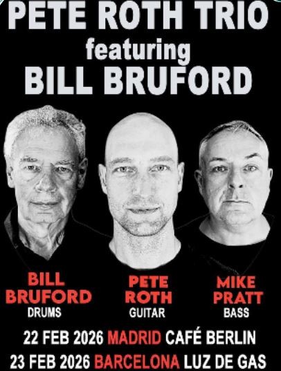 Concert "Pete Roth Trio feat Bill Bruford en Barcelona"