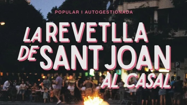 Revetlla i foguera de Sant Joan del Casal Independentista La Cruïlla