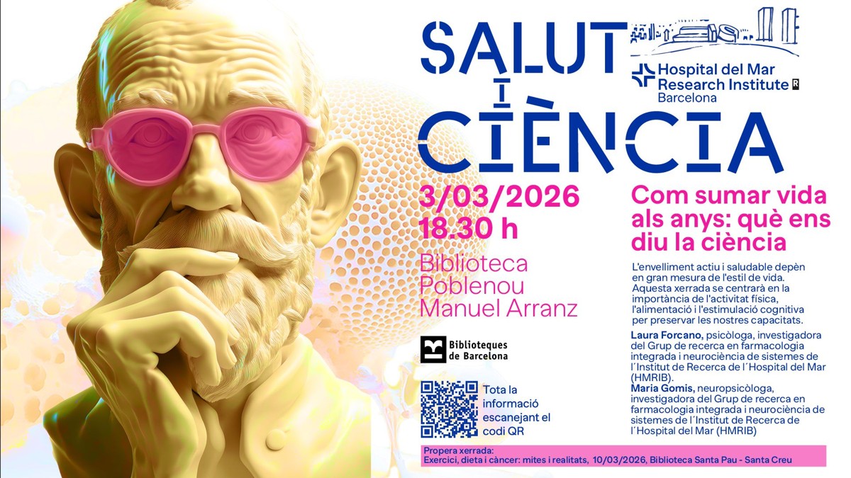 Xerrada 'Com sumar vida als anys: què ens diu la ciència', a càrrec de Maria Gomis