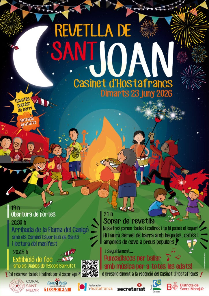 Revetlla de Sant Joan al Casinet d'Hostafrancs